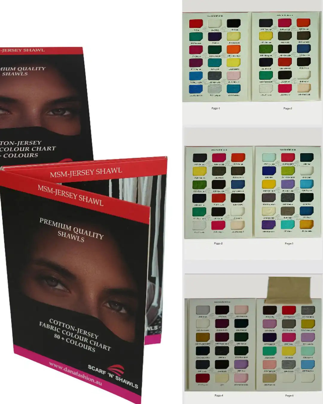 Cotton Jersey Fabric Swatch Books – Comprehensive Color Collection for Designers and Crafters