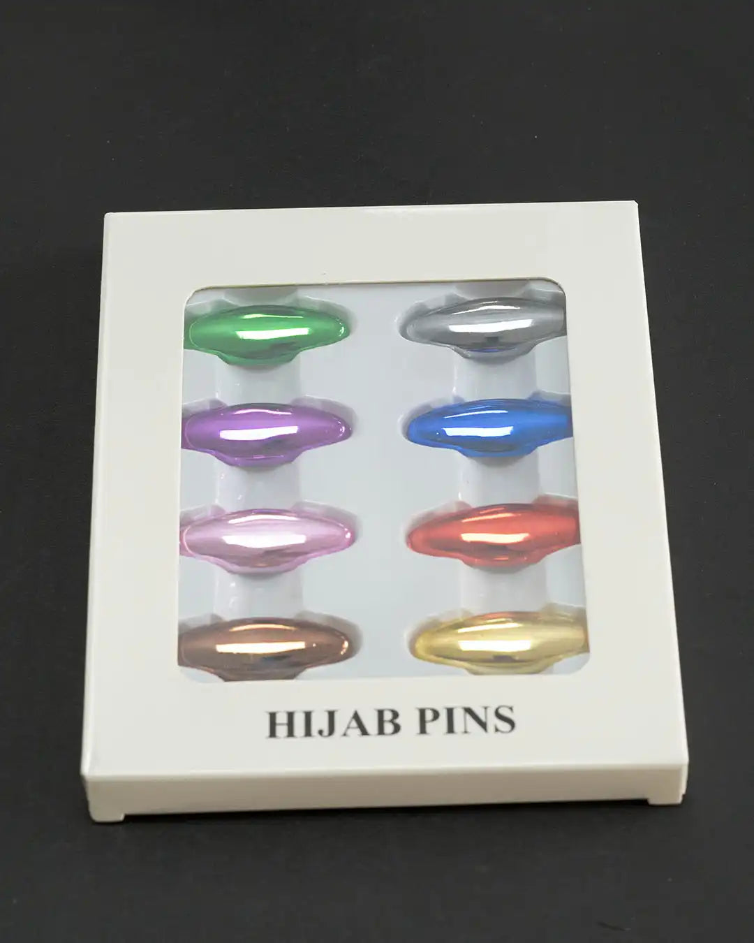 Multicolor Candy Color Hijab Clips – Safety Pins for Bandanas, Scarves & Clothing Decoration